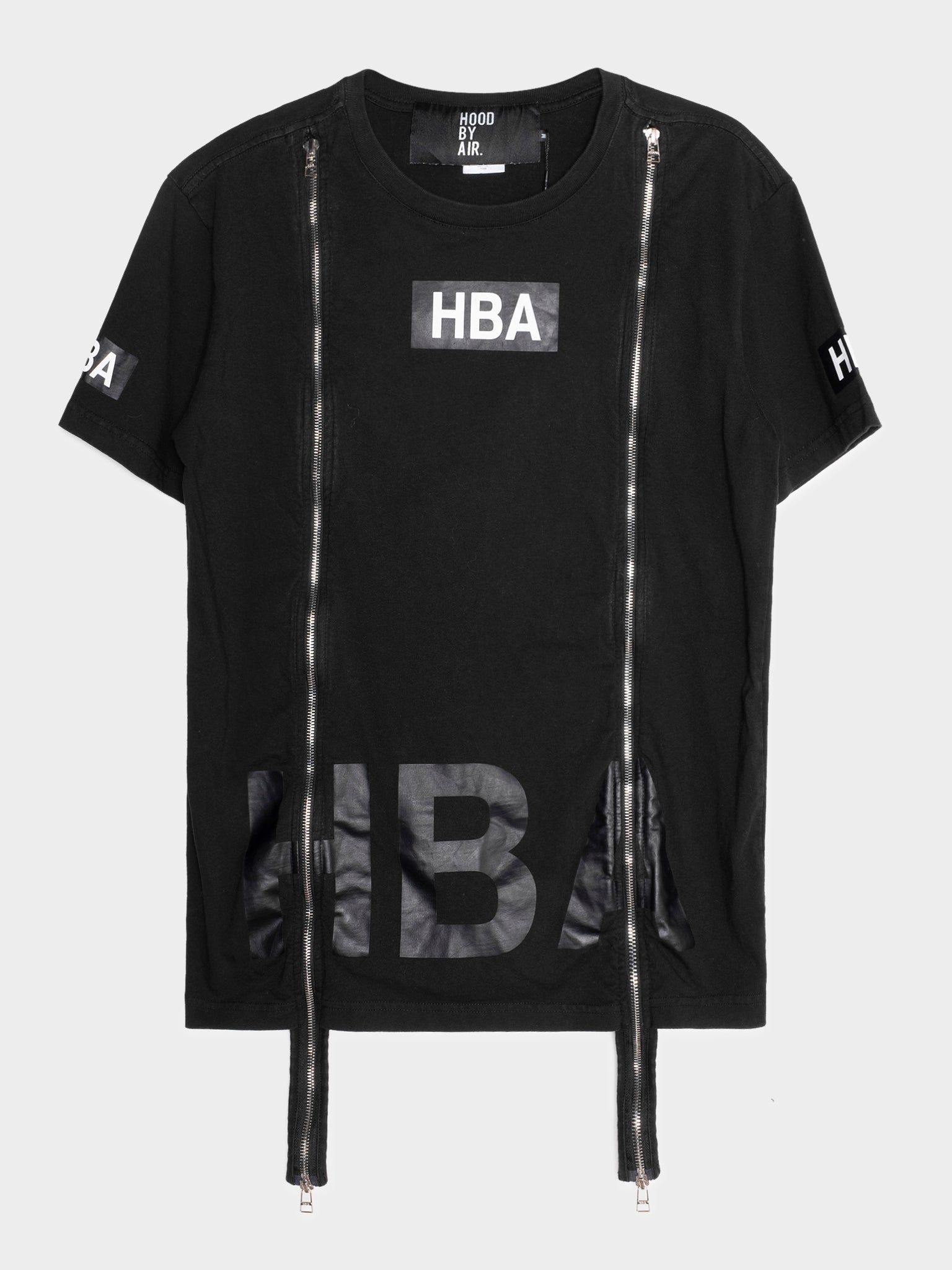 Buy Hood by Air Multi Zip T Shirt Online at Groupie