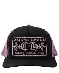 Pink chrome discount hearts trucker