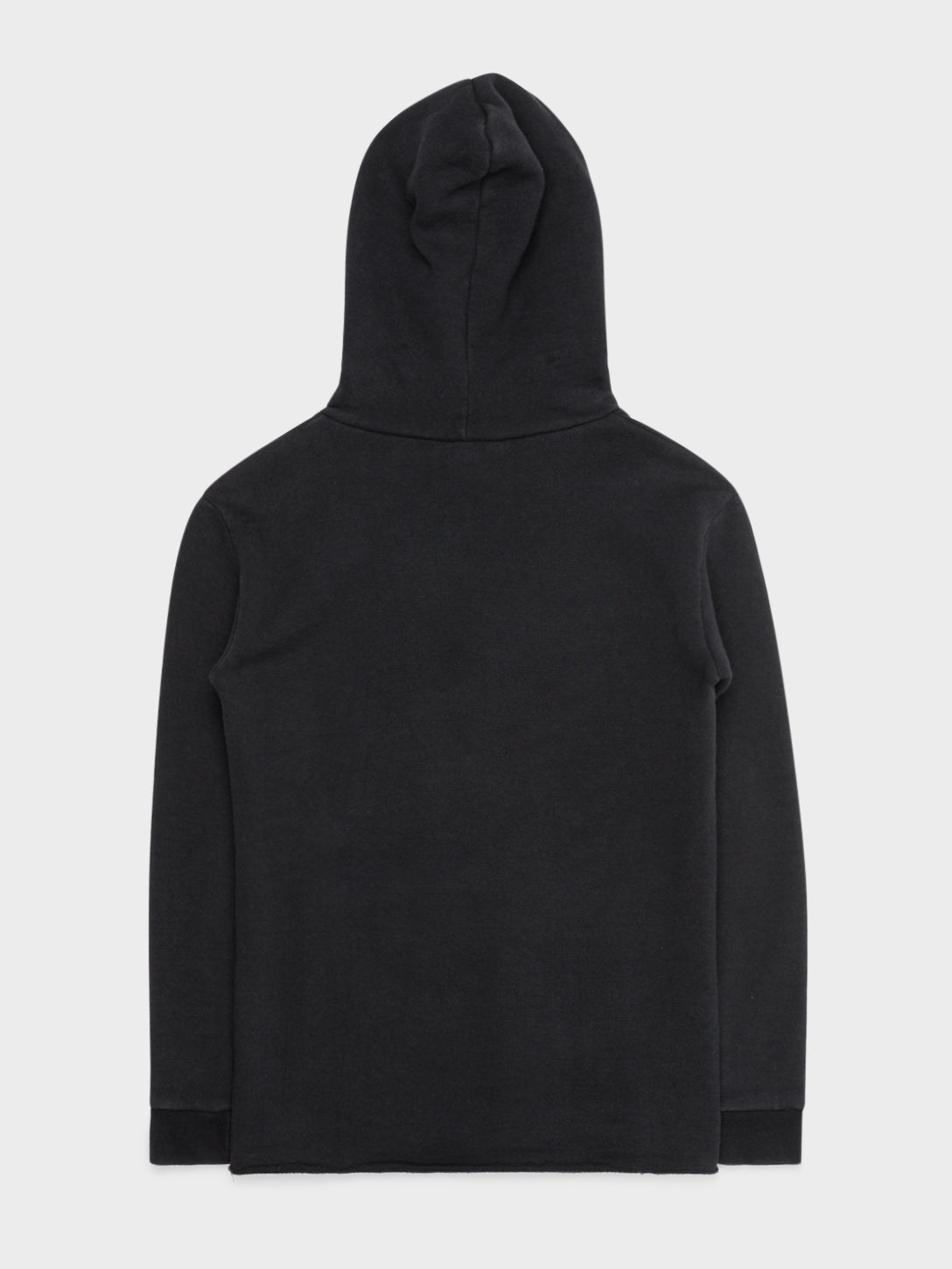 Leather Patch Hoodie