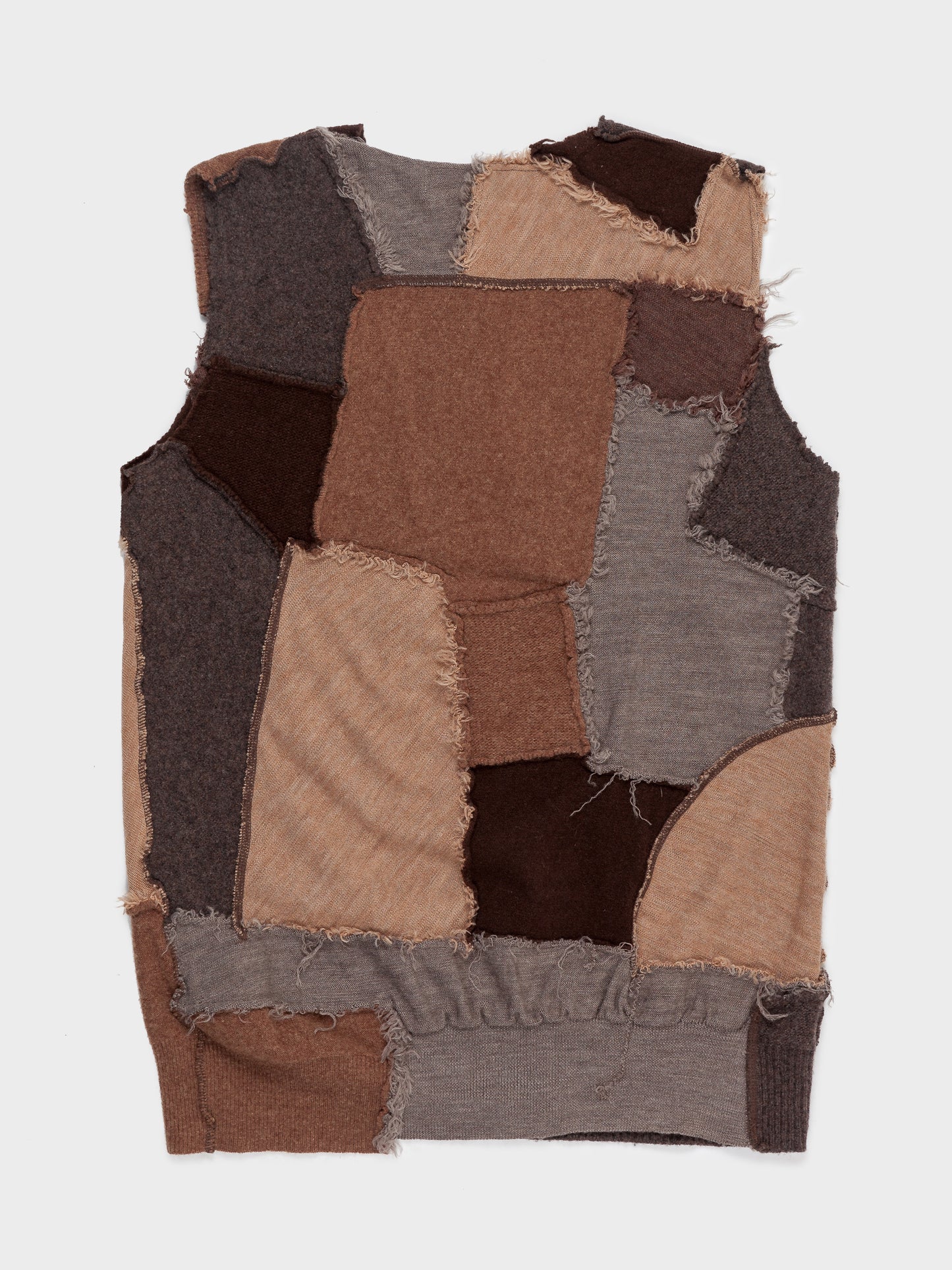Patchwork Knit Vest