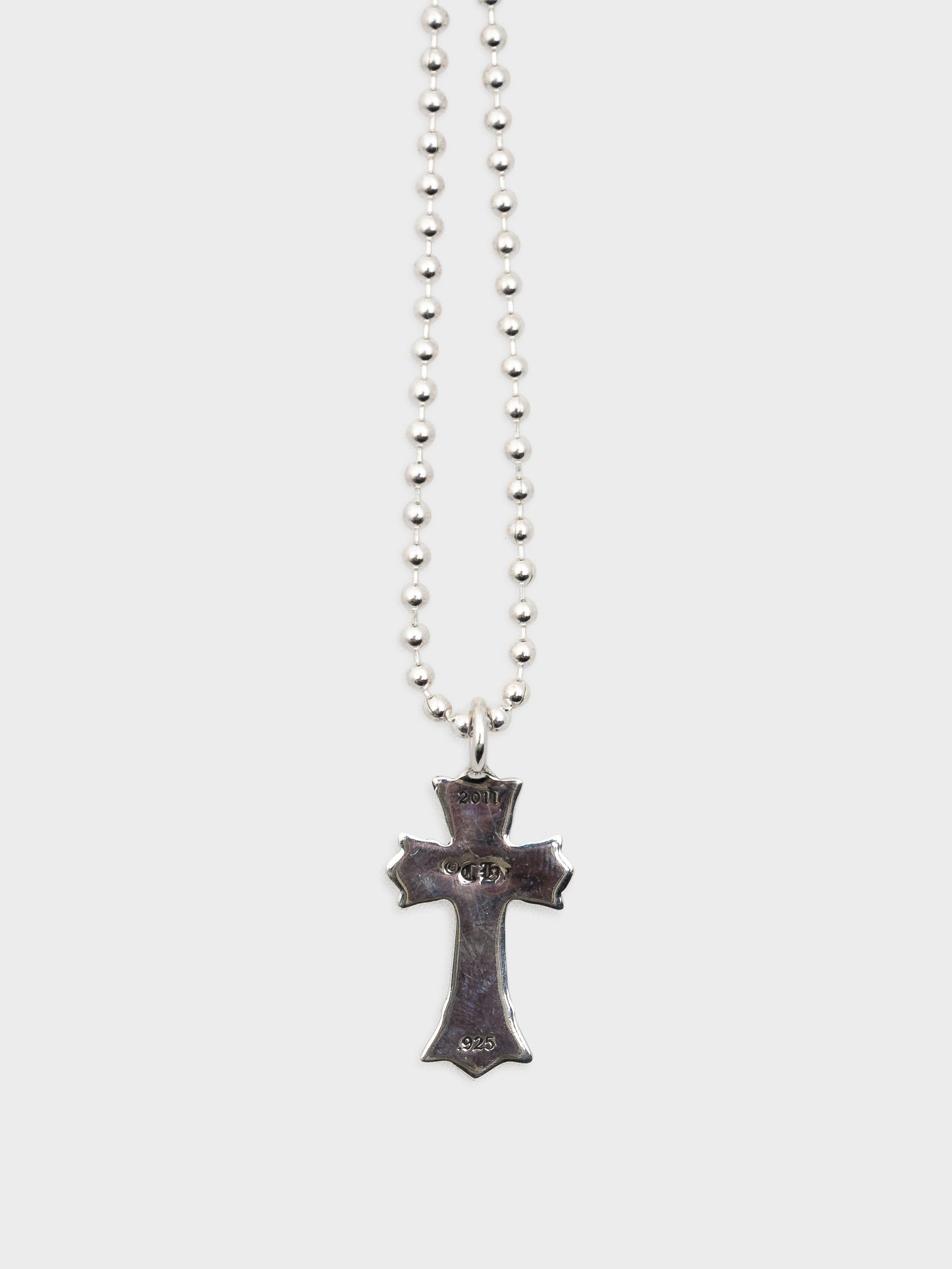 Double Cross Charm Pendant