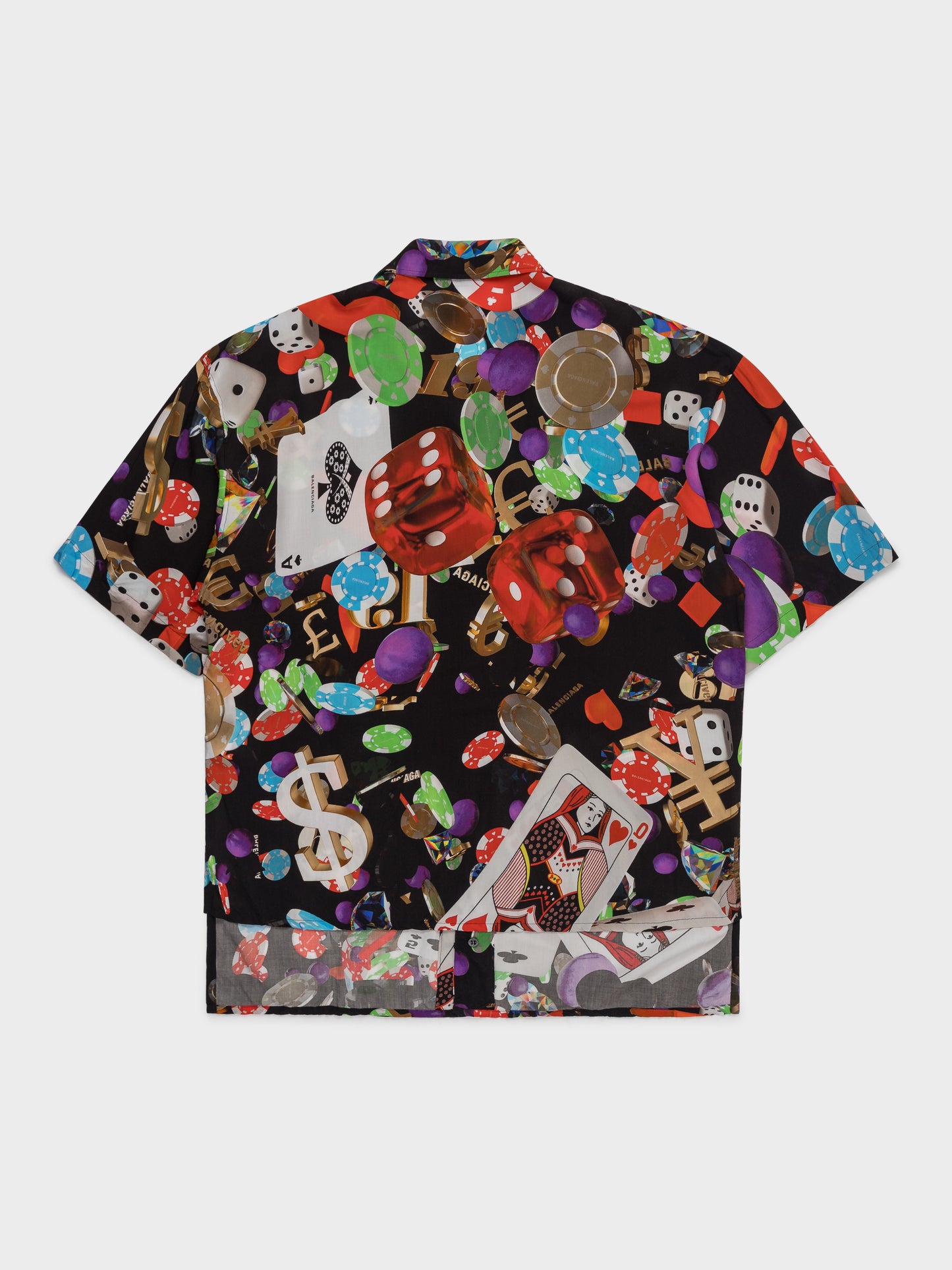 Casino Short Sleeve Button Up Shirt