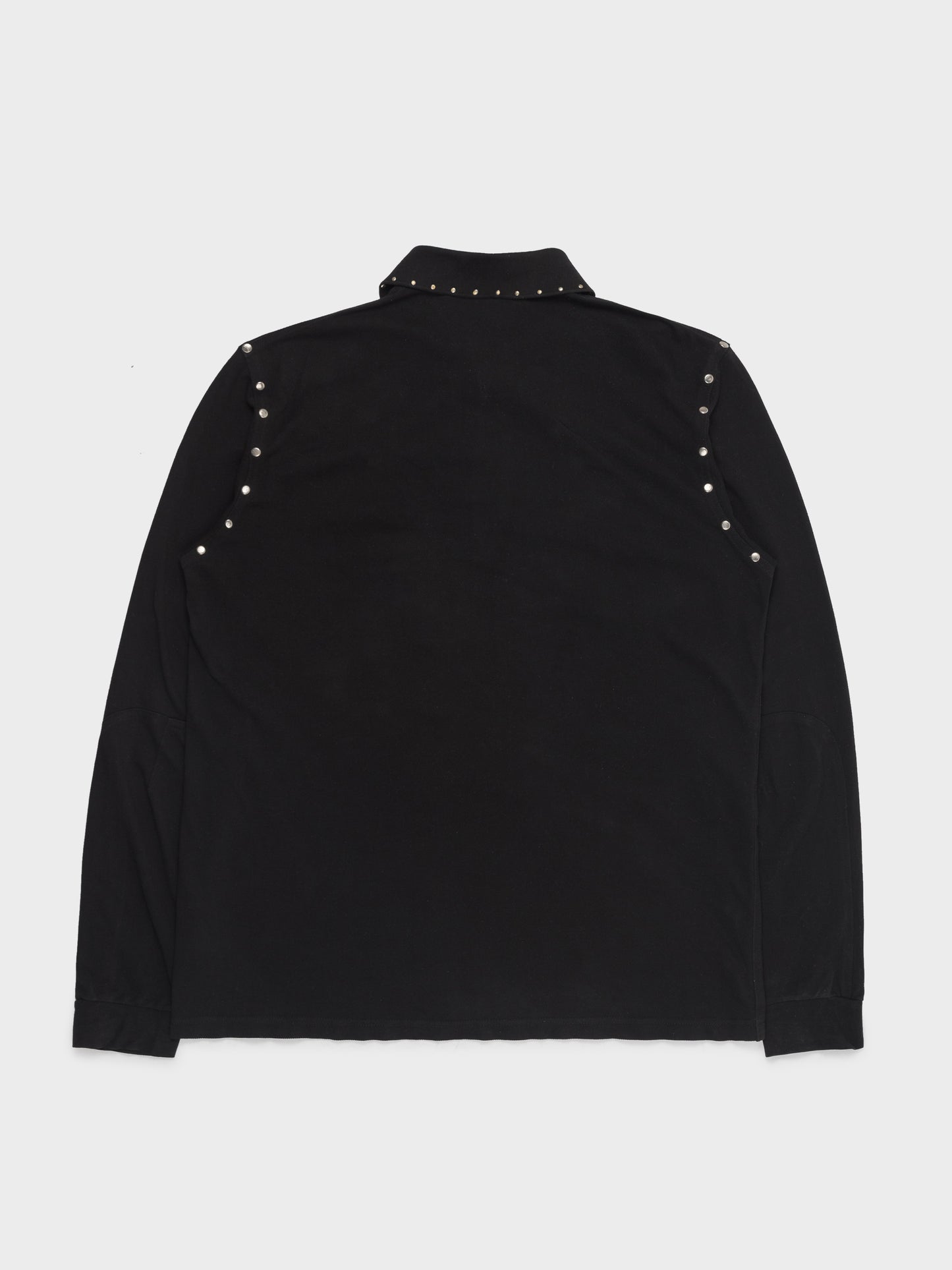 Studded Long Sleeve Polo