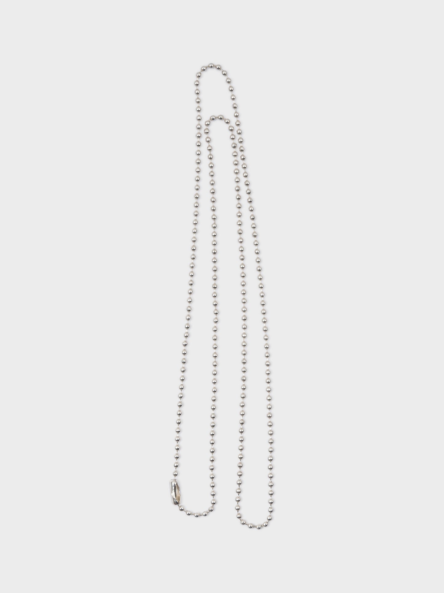CH Silver Ball Chain Necklace