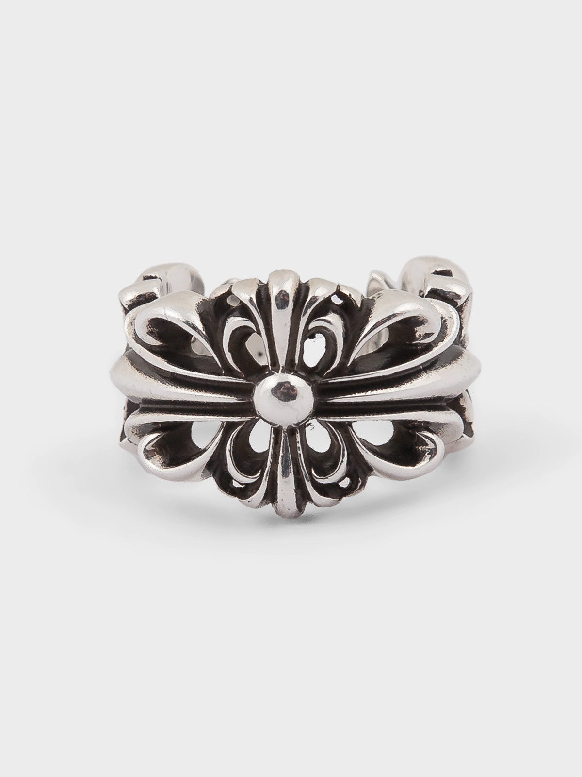 Buy Chrome Hearts Double Floral Ring Online at Groupie Buy Chrome Hearts Double Floral Ring Online at Groupie
