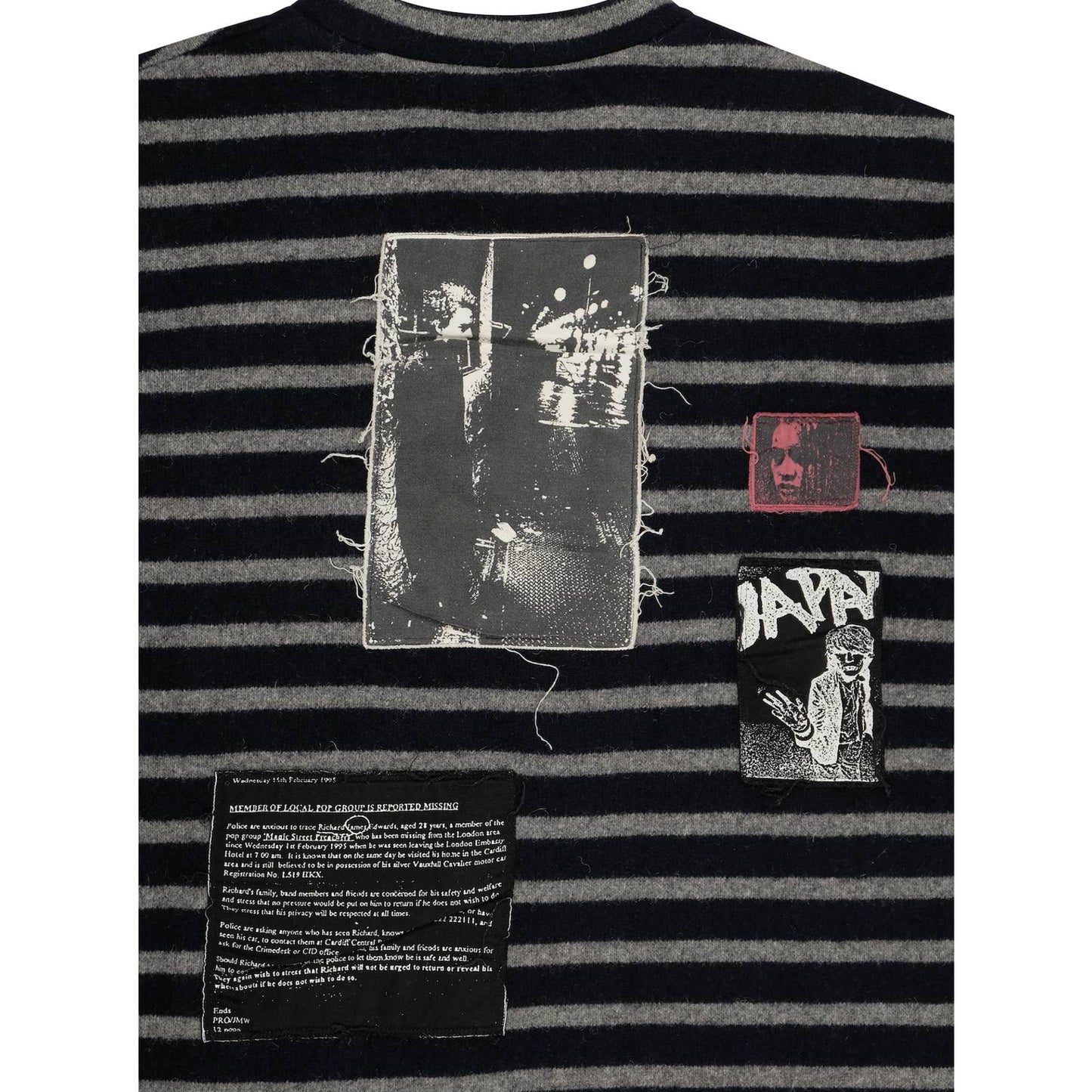 Patchwork Short Sleeve Sweater - Groupie