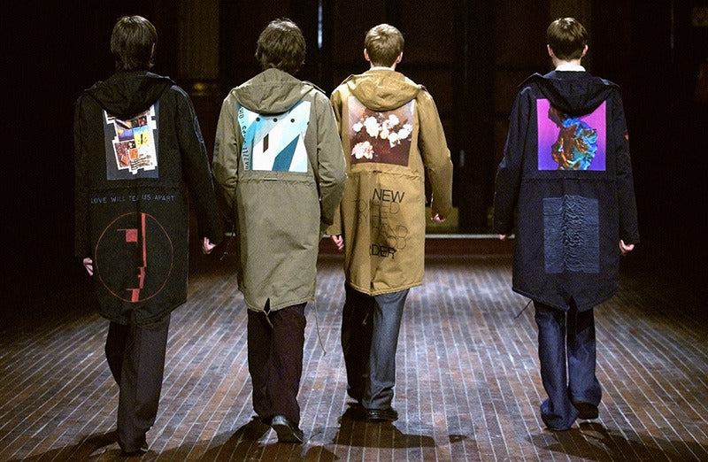 'Closer' Collage Parka - Groupie