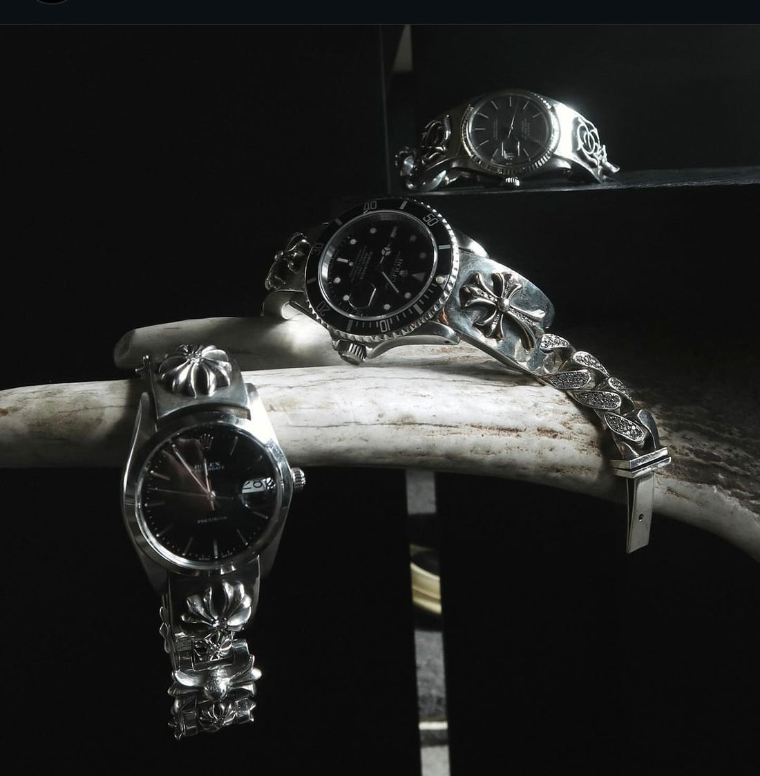 Inside the World of Chrome Hearts Customized Rolexes