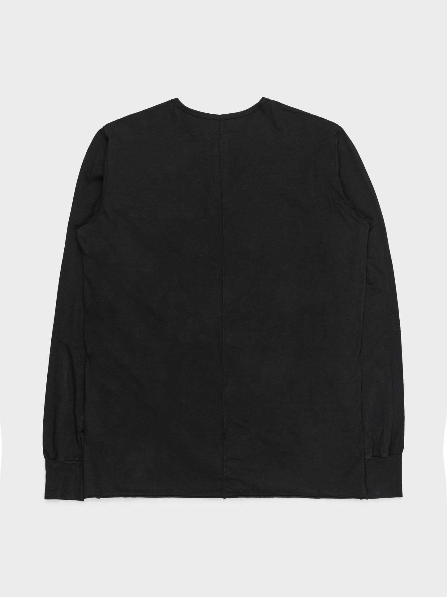 Paneled Black Long-sleeve