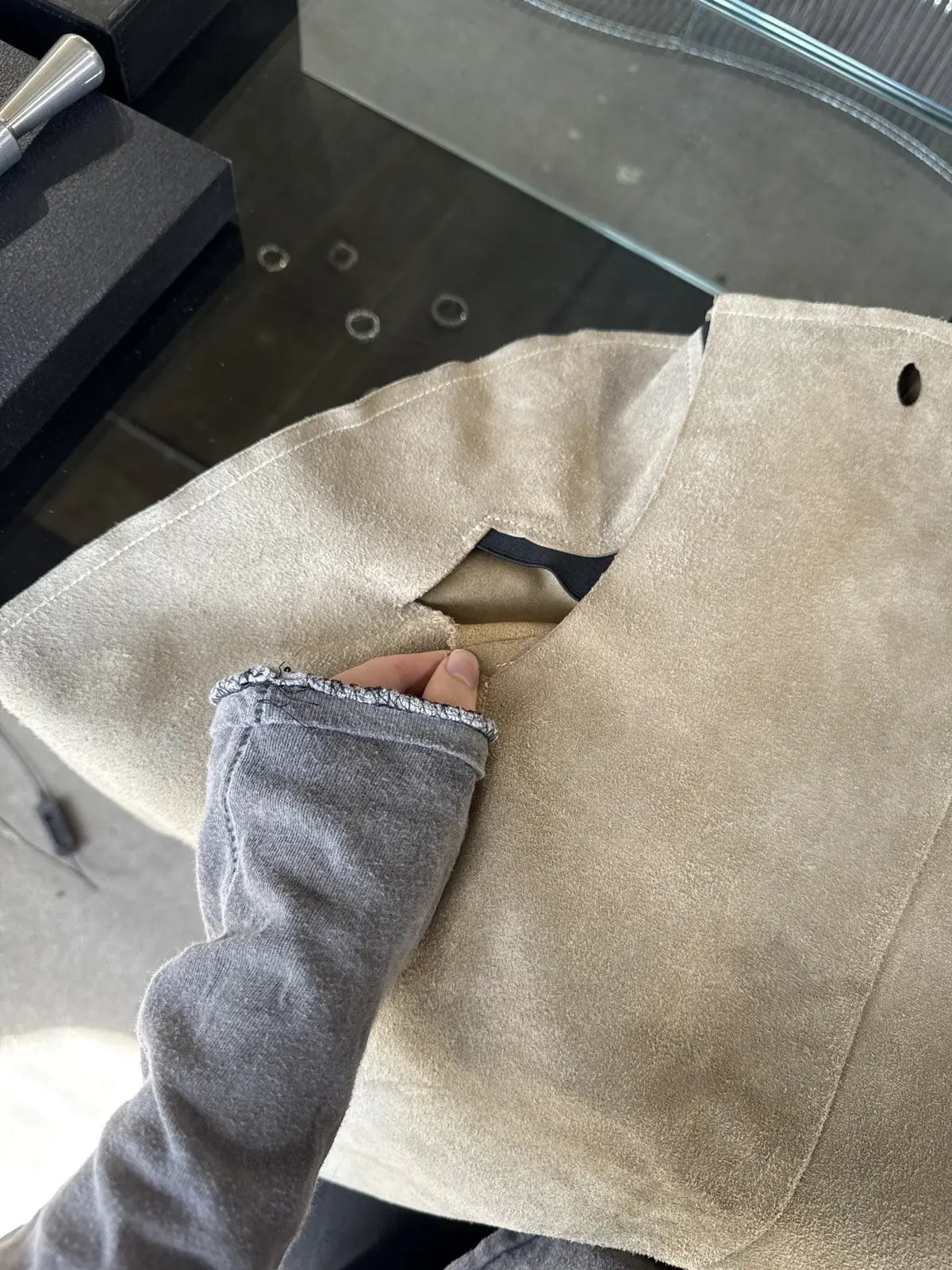 Artisanal Flat Suede Jacket
