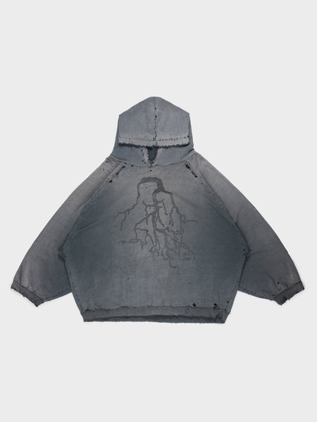 Raf Simons: 'Virginia Creeper' Oversized Roots Hoodie | Groupie