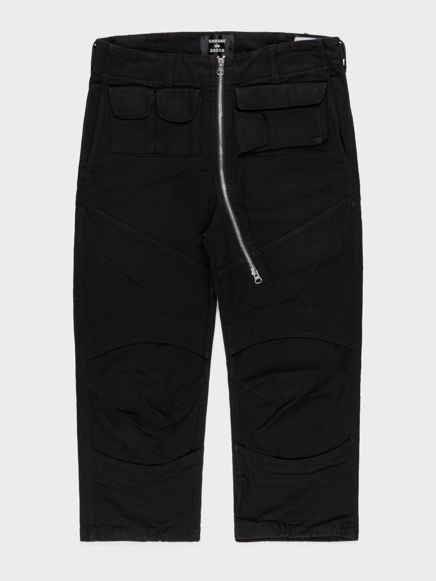 Curved Zipper Cargo Pants – Groupie
