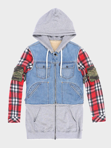 Number (N)ine: 'The High Streets' Hybrid Jacket | Groupie