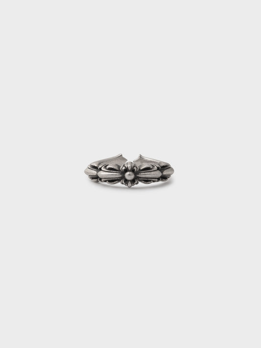 Baby Double Floral Ring Chrome Hearts