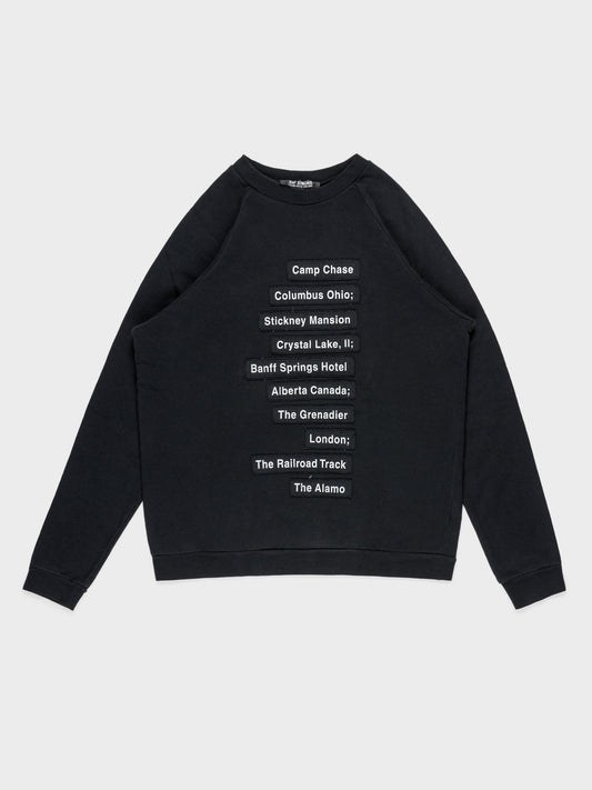 'History of My World' Haunted Places Crewneck