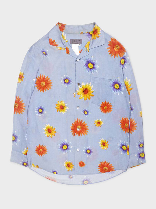 Floral Camp Collar Button Up