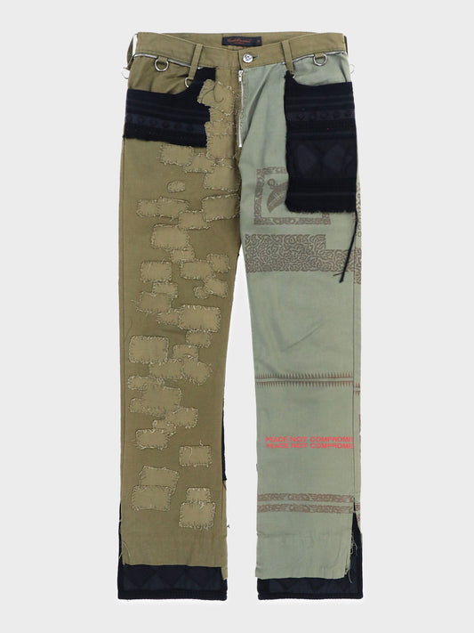 Scab Two Tone Patched Pants