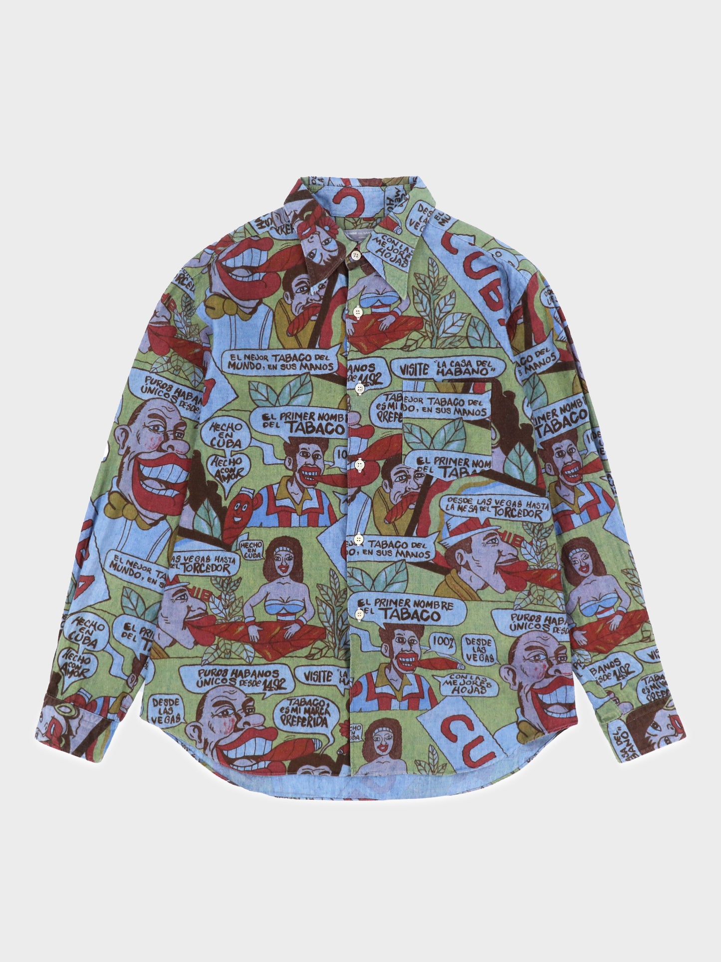 Cuba Comic Button Down