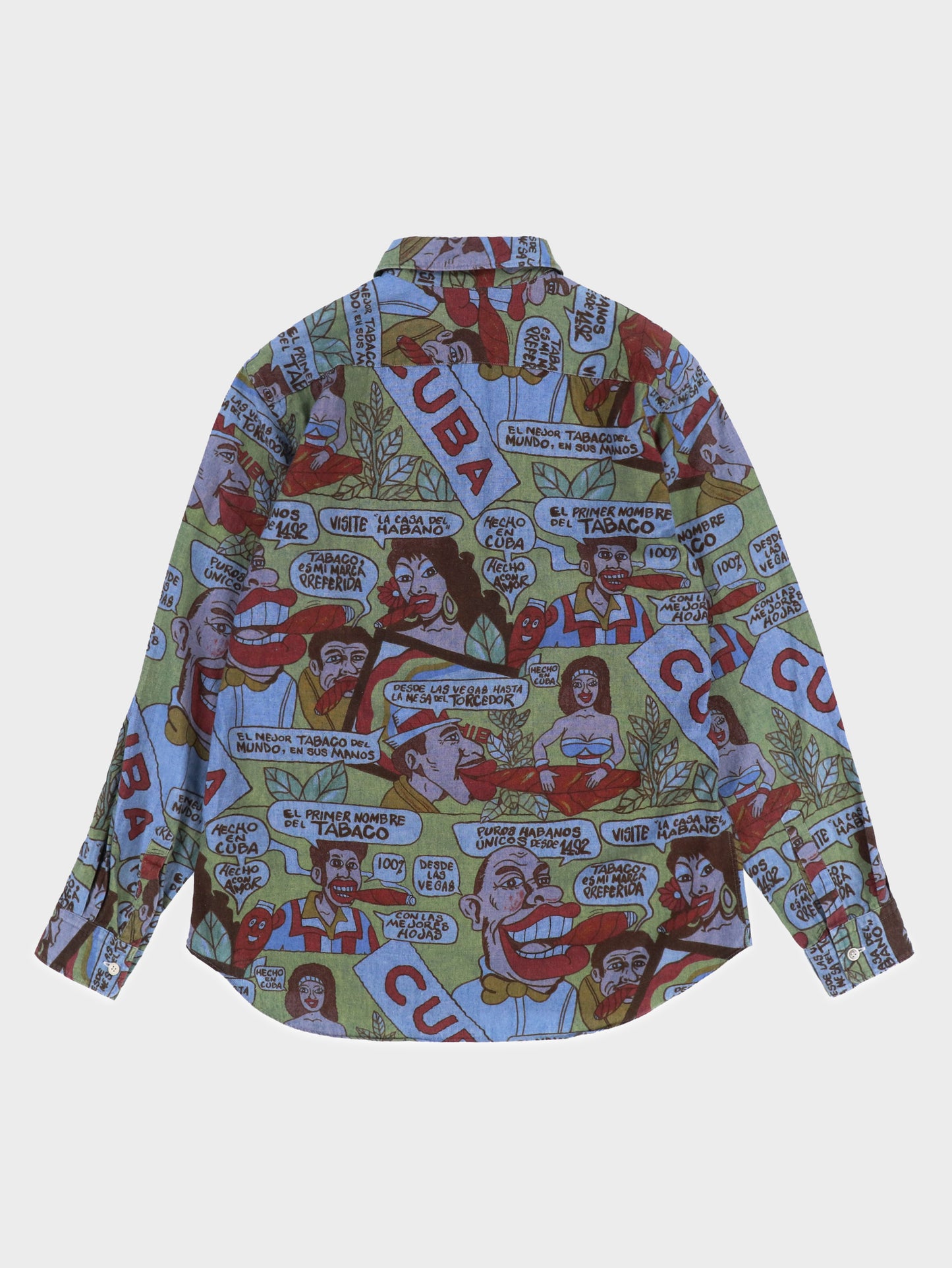 Cuba Comic Button Down