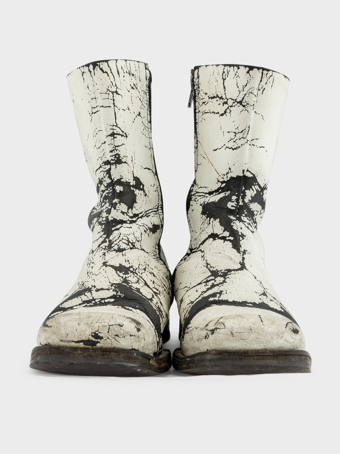 Cracked Painted Boots