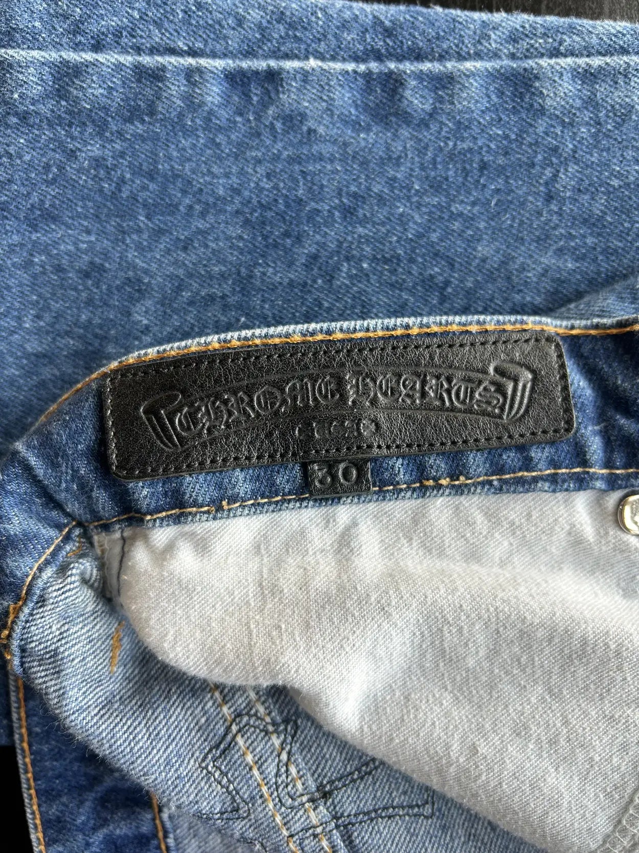 Classic Levi’s Patched Jeans