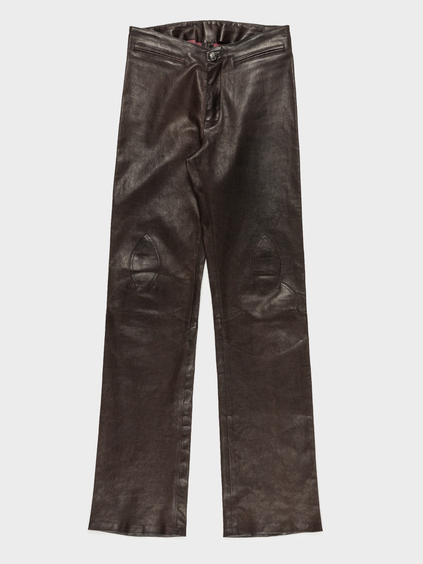 Leather Le Fleur Trousers