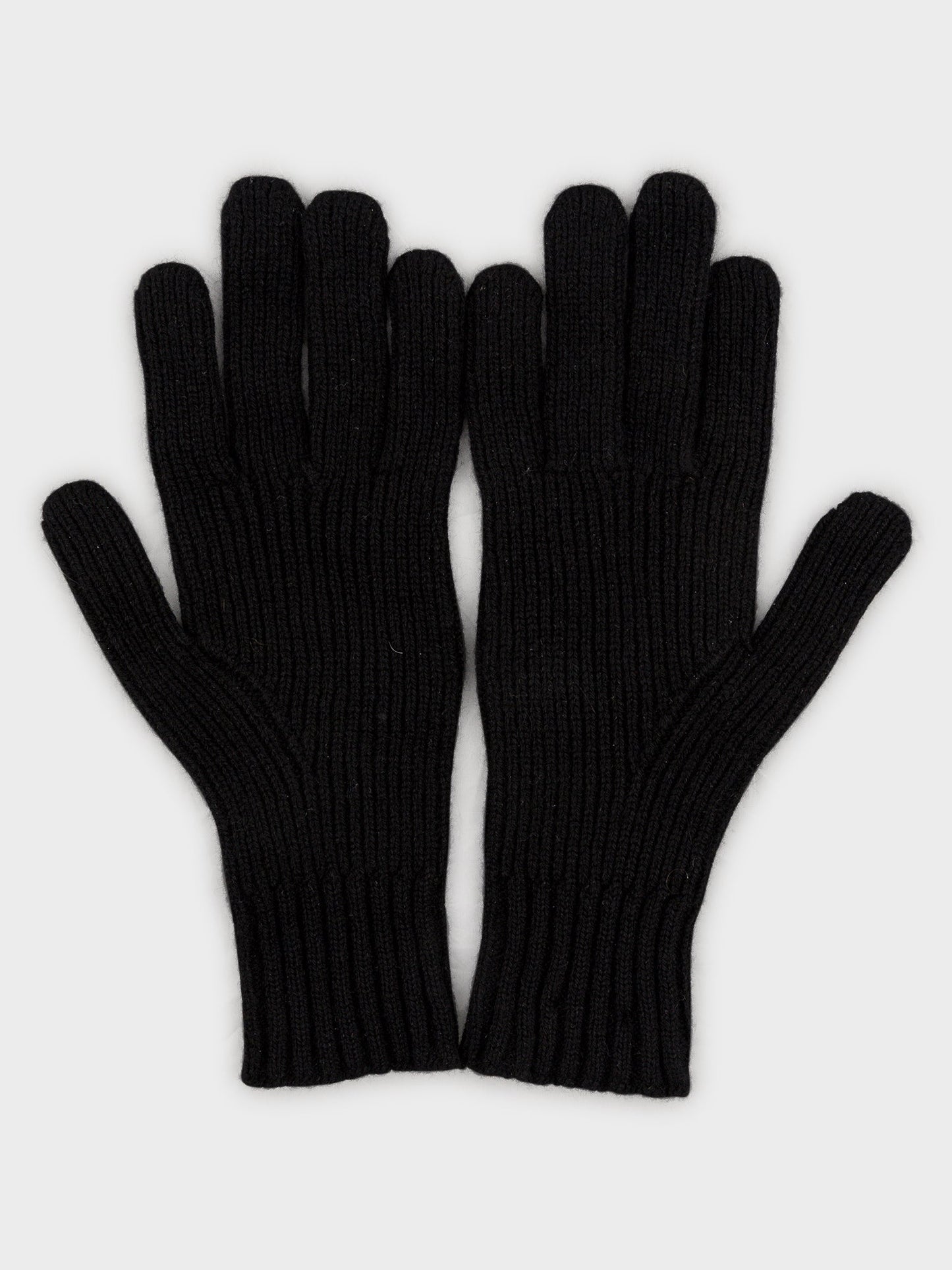 Patched Cashmere Gloves