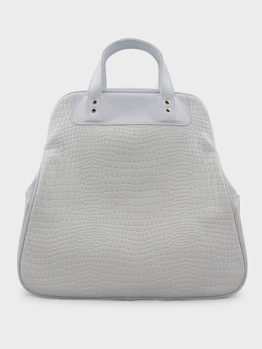 Faux Croc Steamer Bag