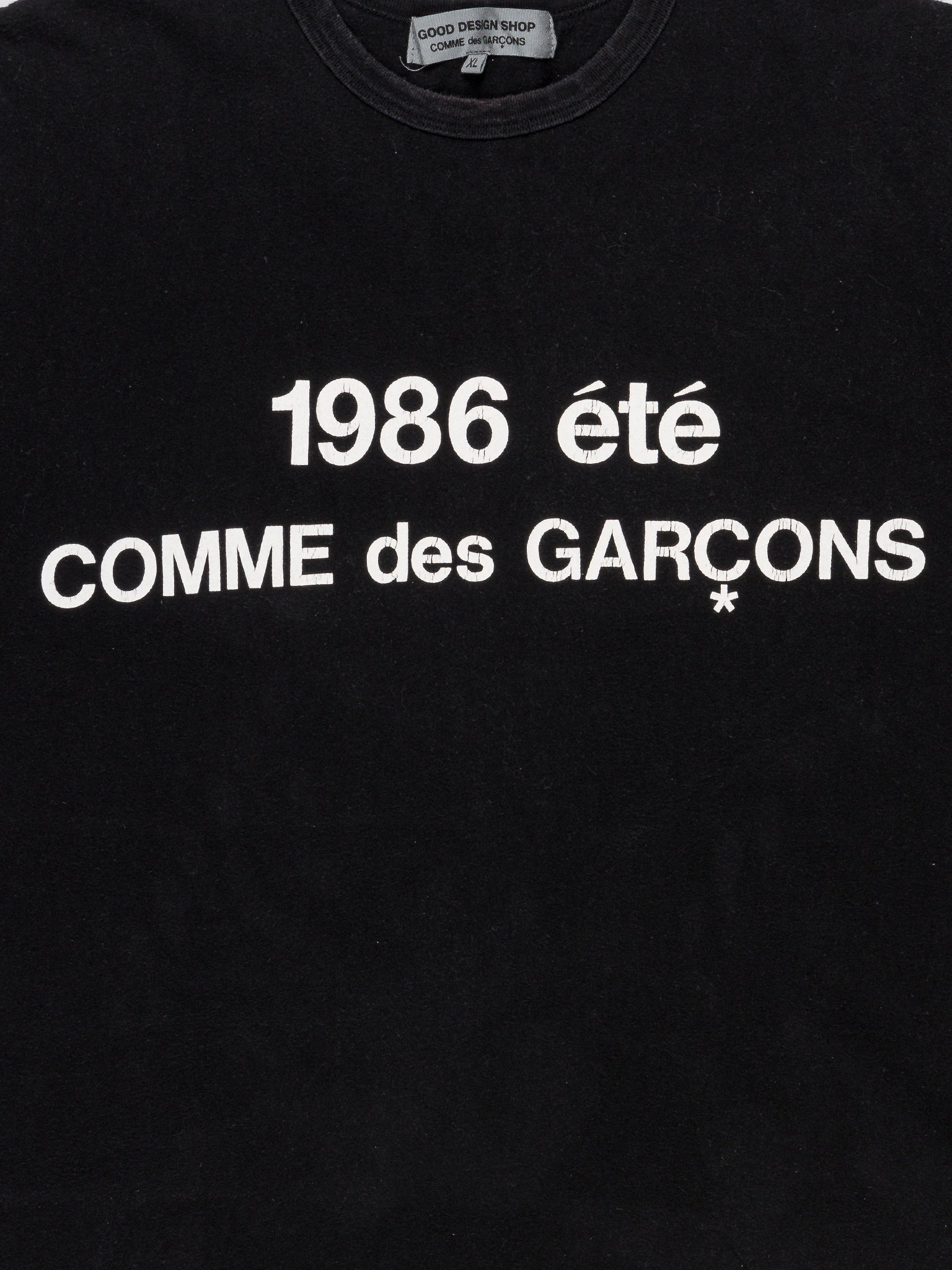 Buy Comme Des Garcons 1986 Logo T-Shirt Online at Groupie