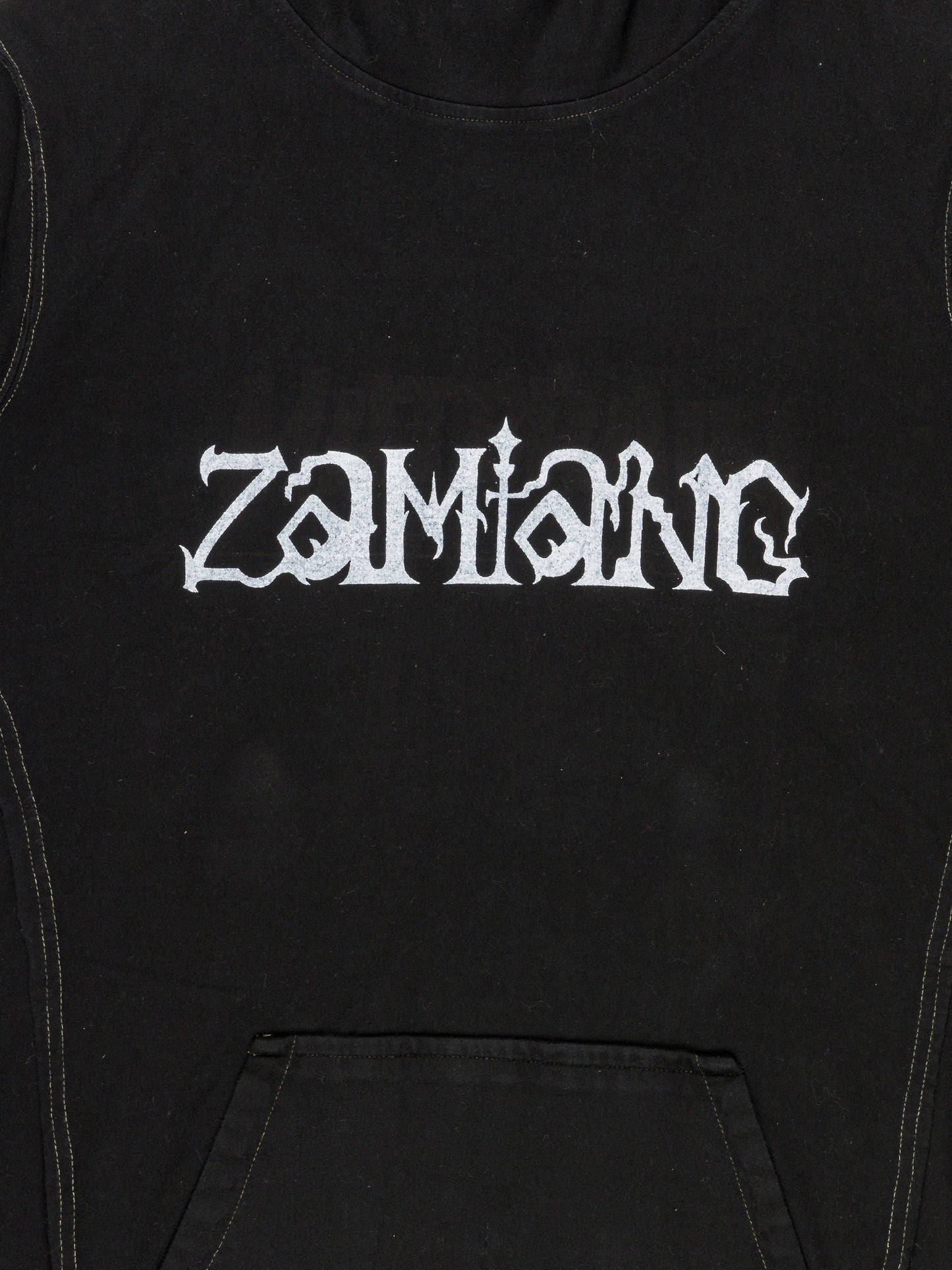 One-off Reconstructed "Zamiang" Short Sleeve Hoodie