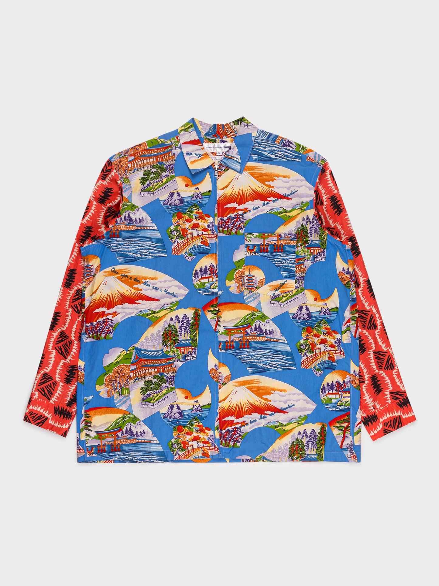 Scenic Japanese Zip Up Shirt