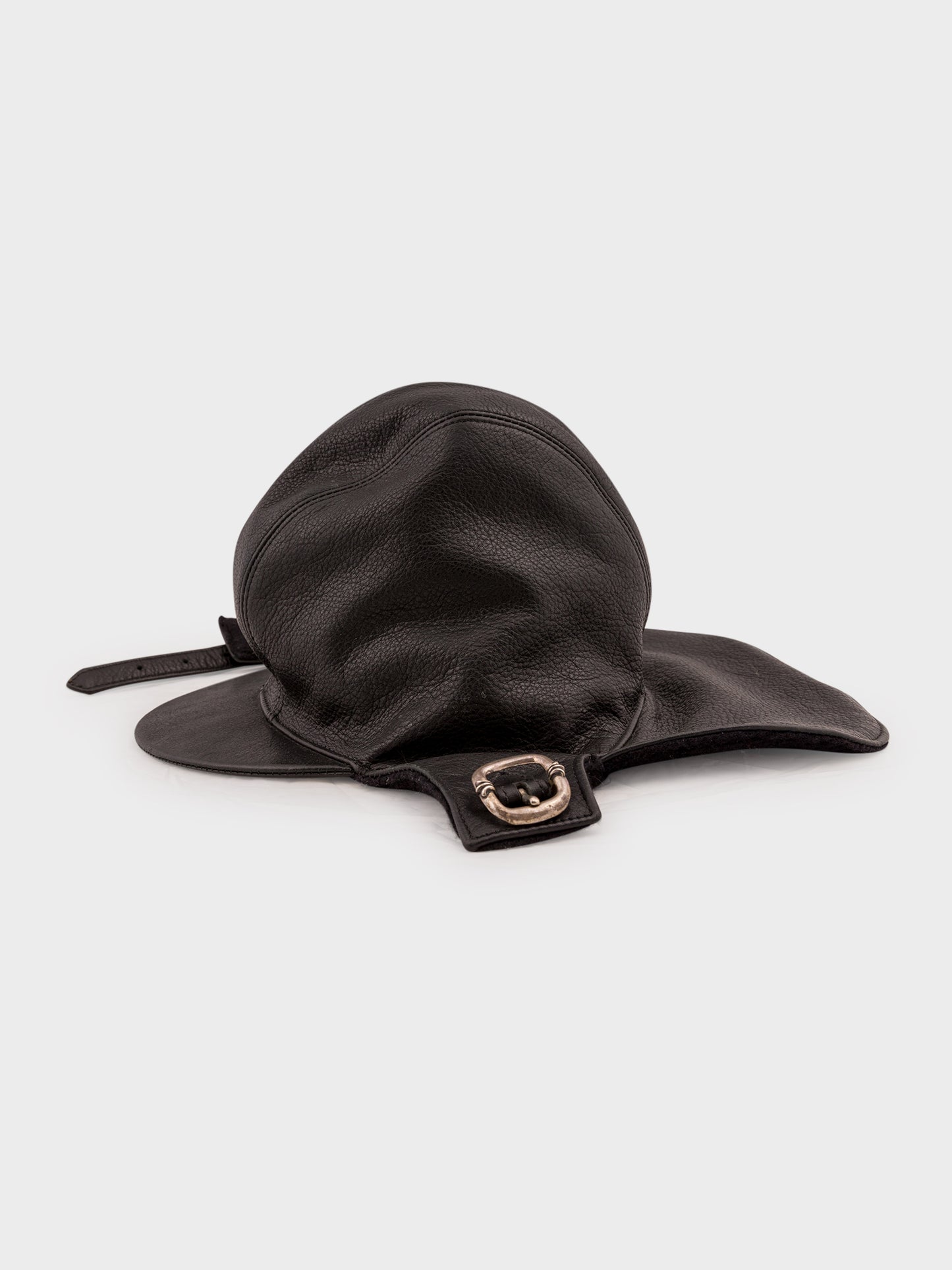 Joe Dertay Leather Flight Cap