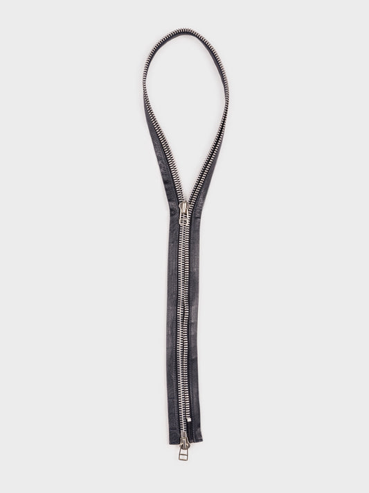 Zipper Neck Tie