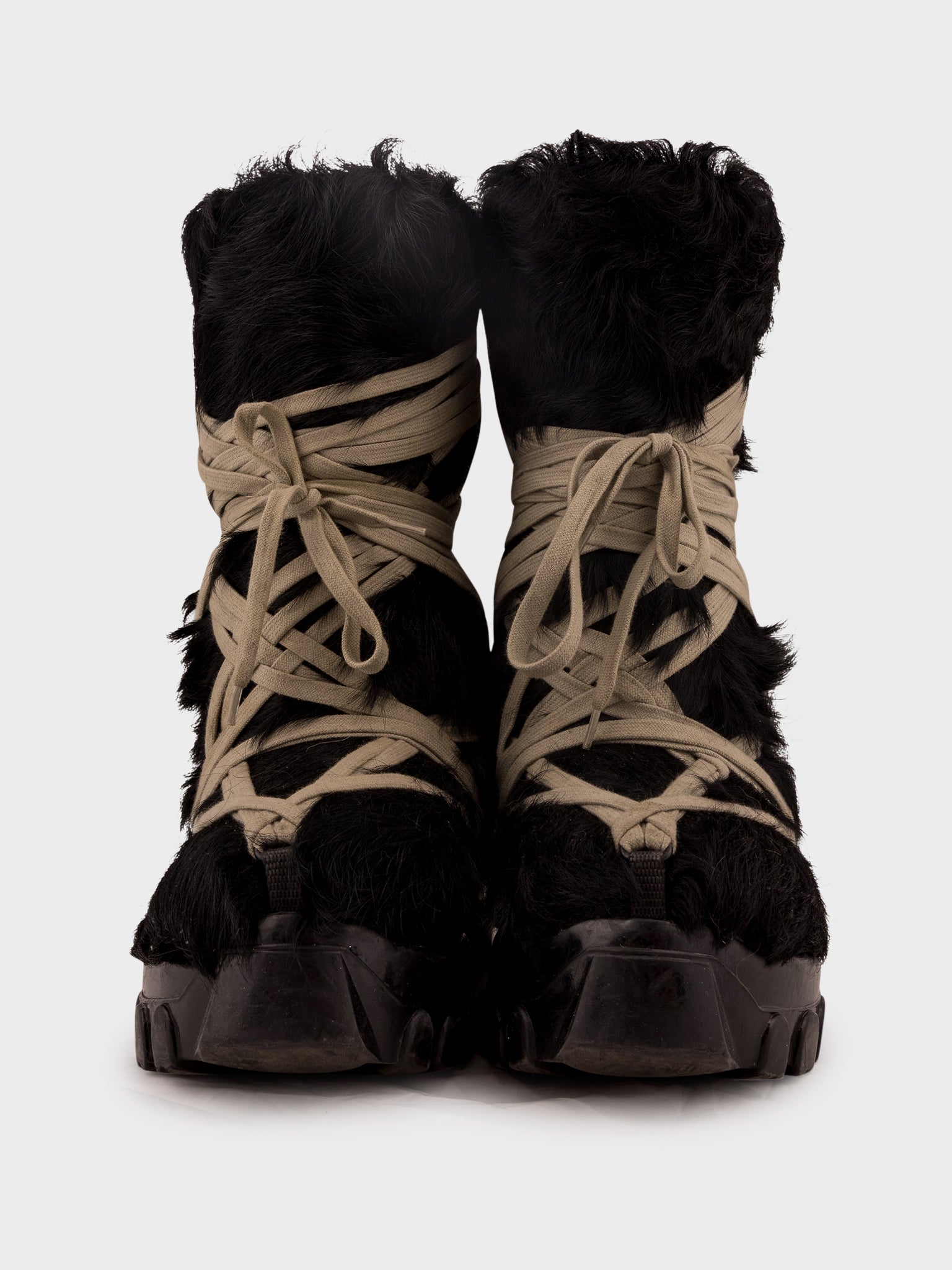 Opium Pluto lunar sneakers boots SWAG 2足 Buy Rick Owens Fur Lunar Megalace Boots Online at Groupie