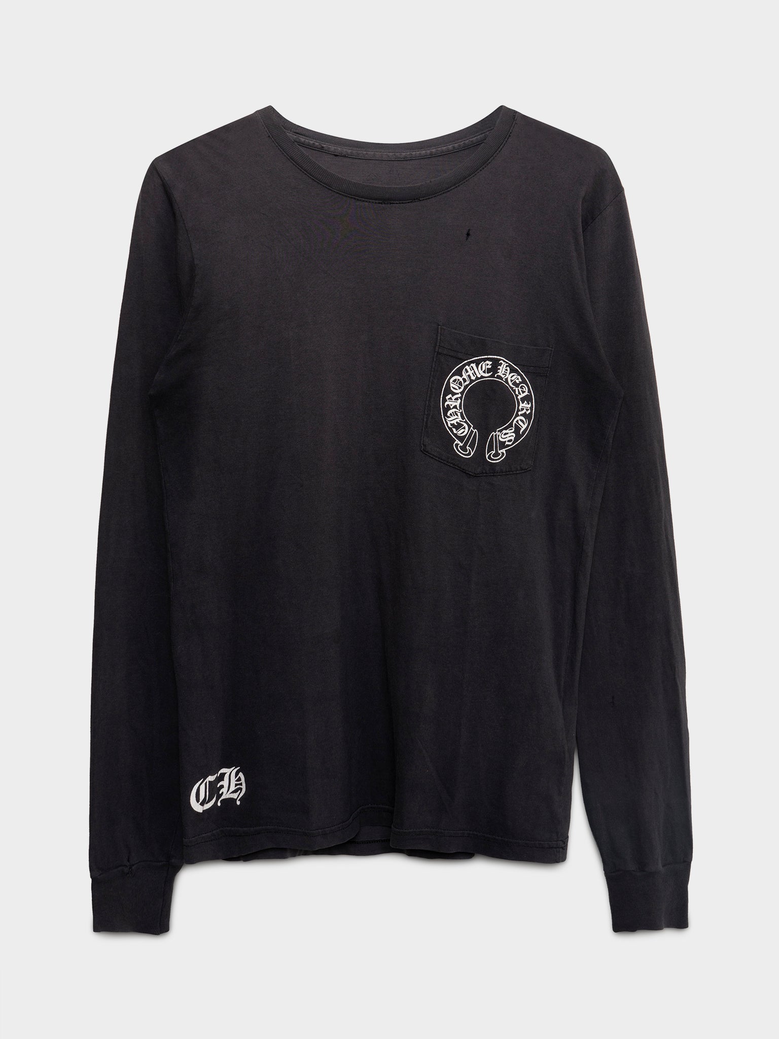 Chrome Hearts: Vintage Faded T-Bar Longsleeve Shirt | Groupie
