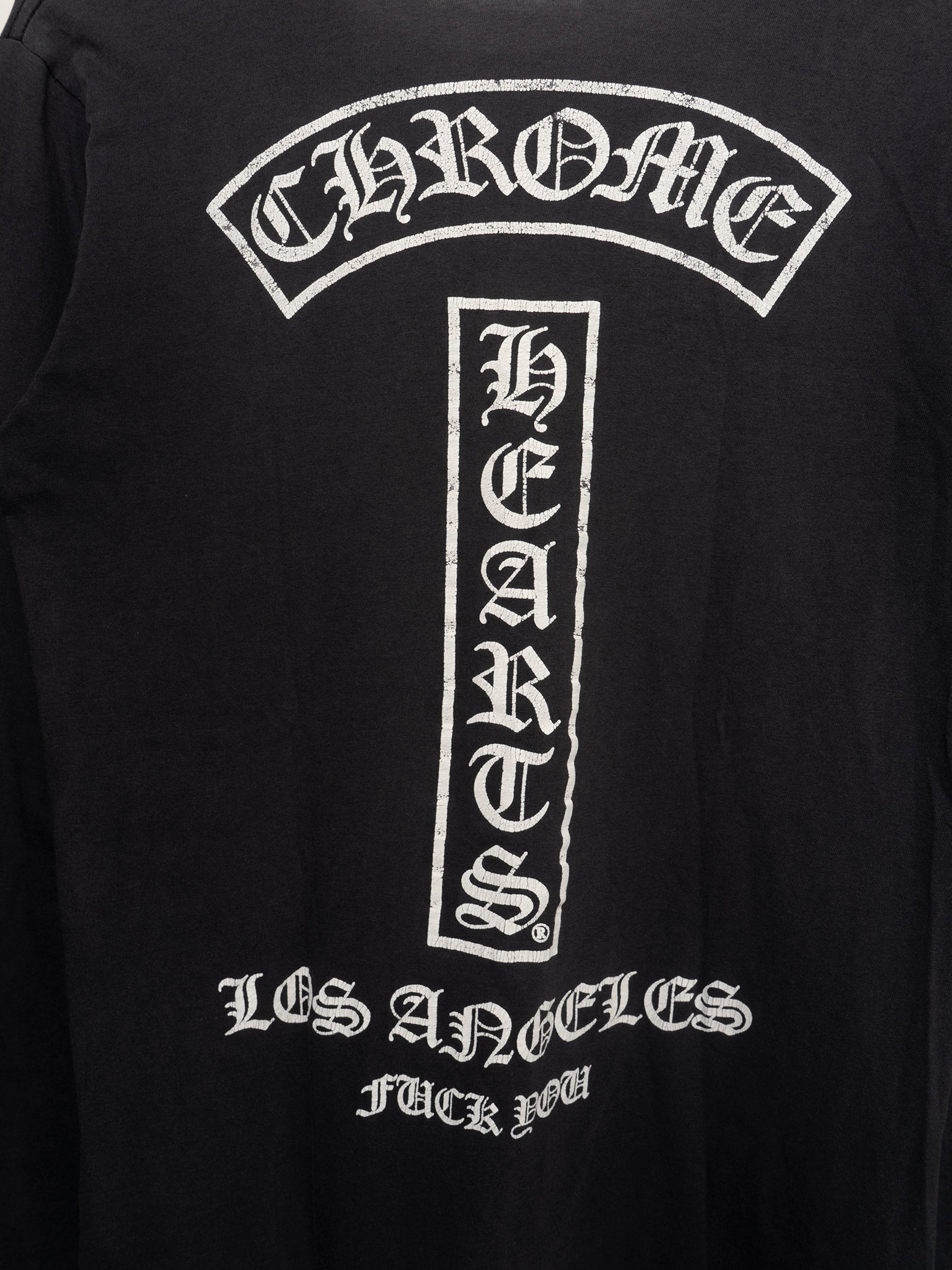 Chrome Hearts: Vintage Faded T-Bar Longsleeve Shirt | Groupie