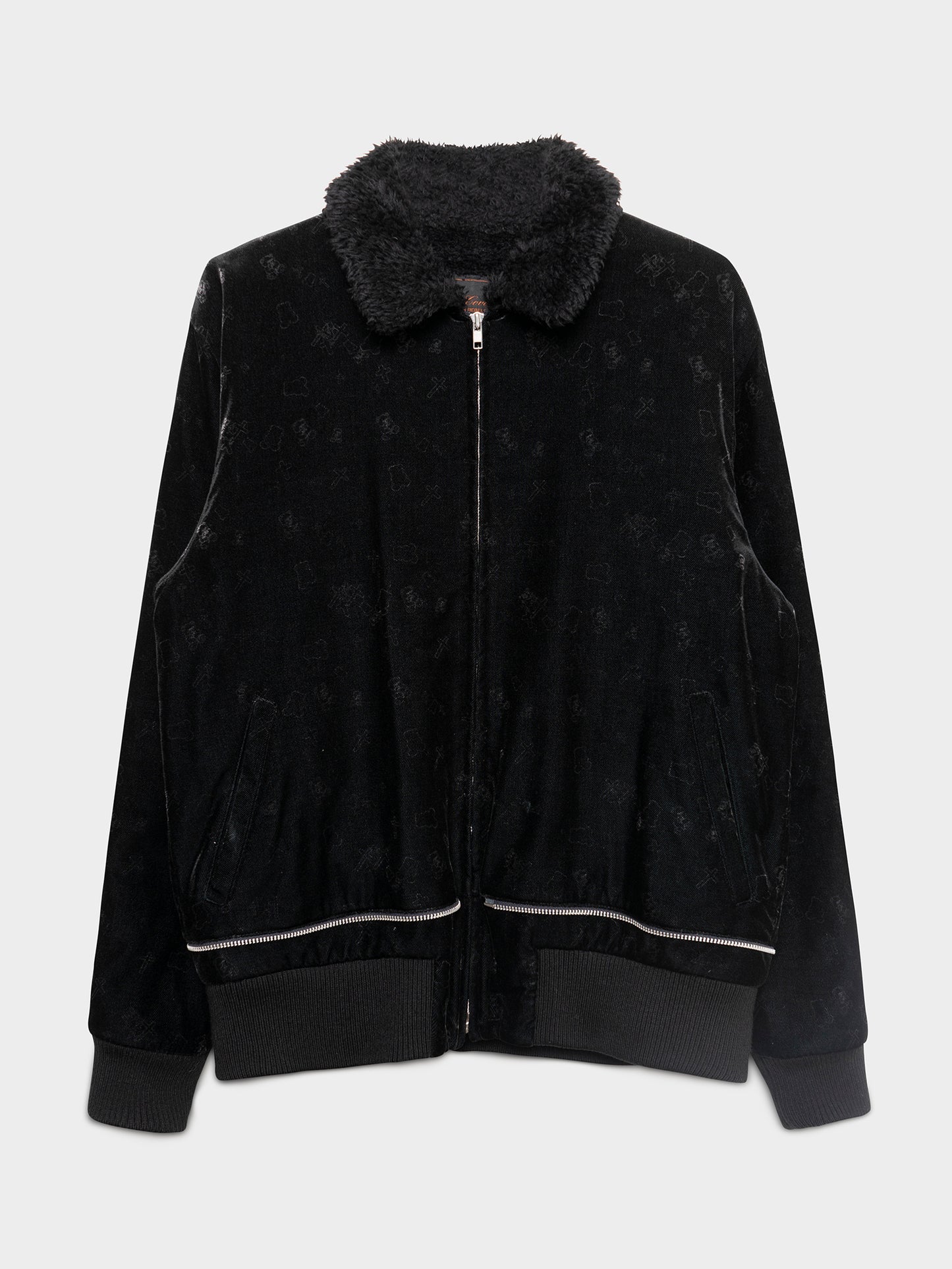 Witches Cell Division Velour & Fur Bear Jacket