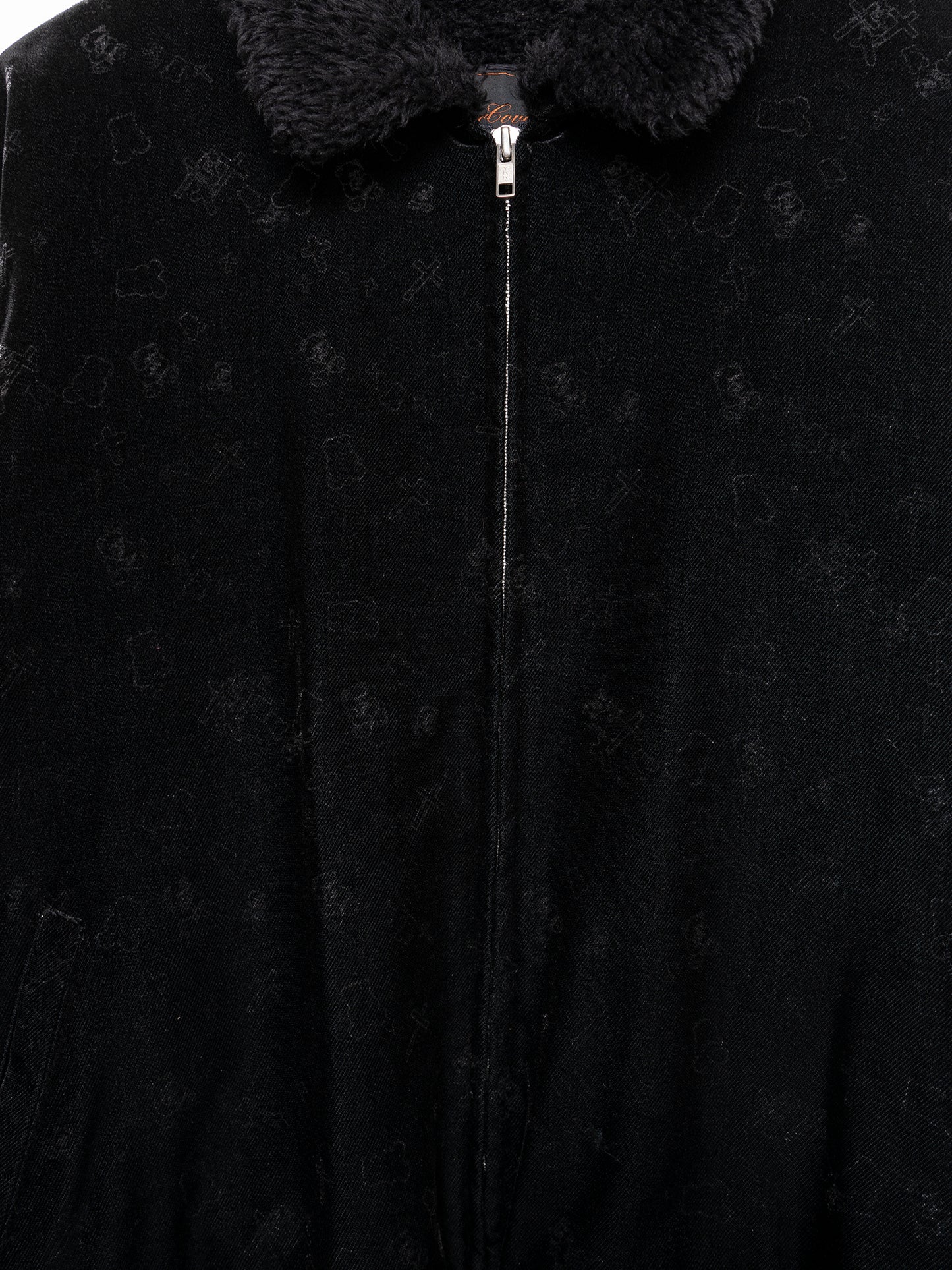 Witches Cell Division Velour & Fur Bear Jacket