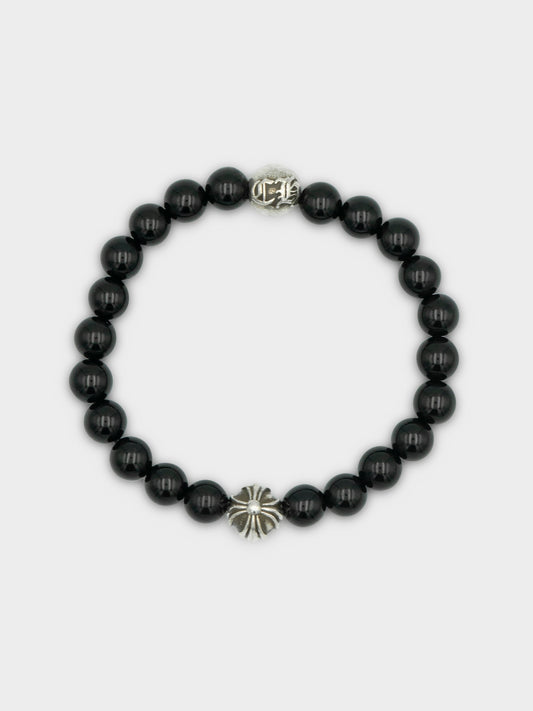 Black Bead Bracelet