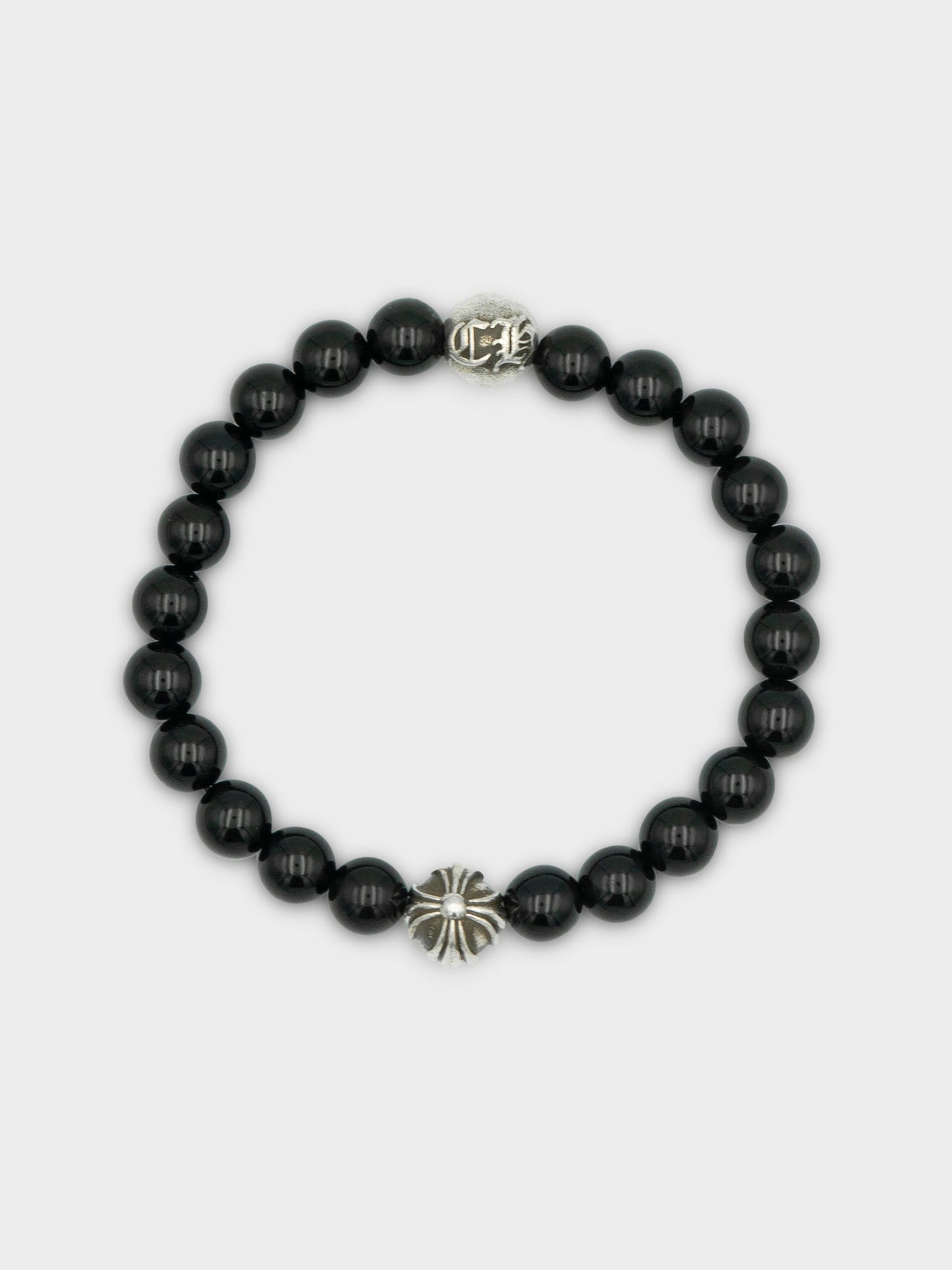 Black Bead Bracelet