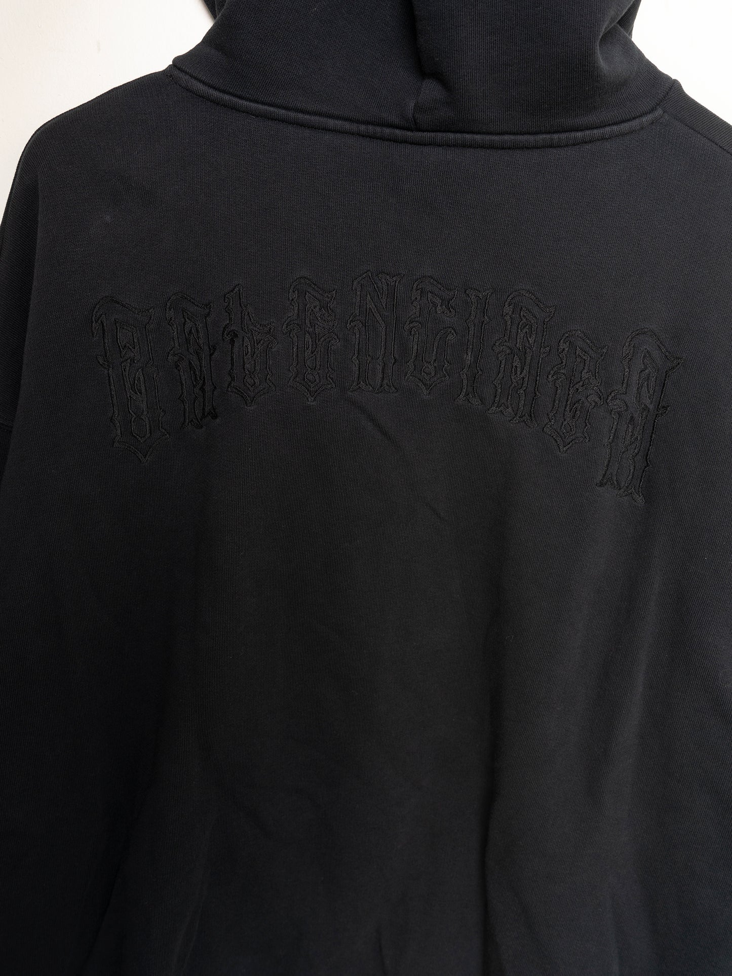 Metal Outline Embroidered Hoodie