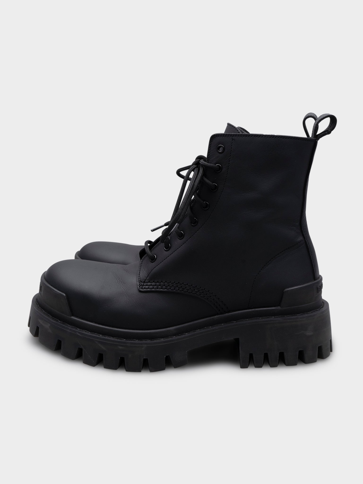 Balenciaga: Leather Strike Boots | Groupie