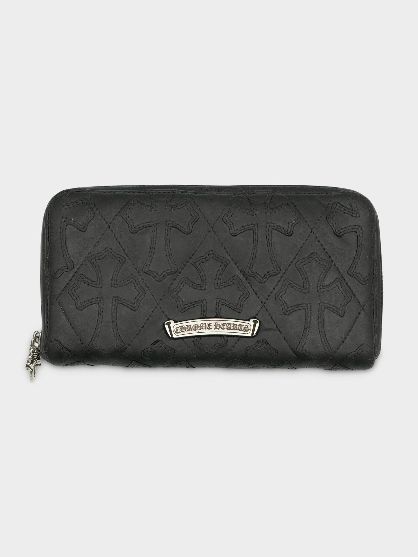 Patch Quilted Rec F Zip Wallet