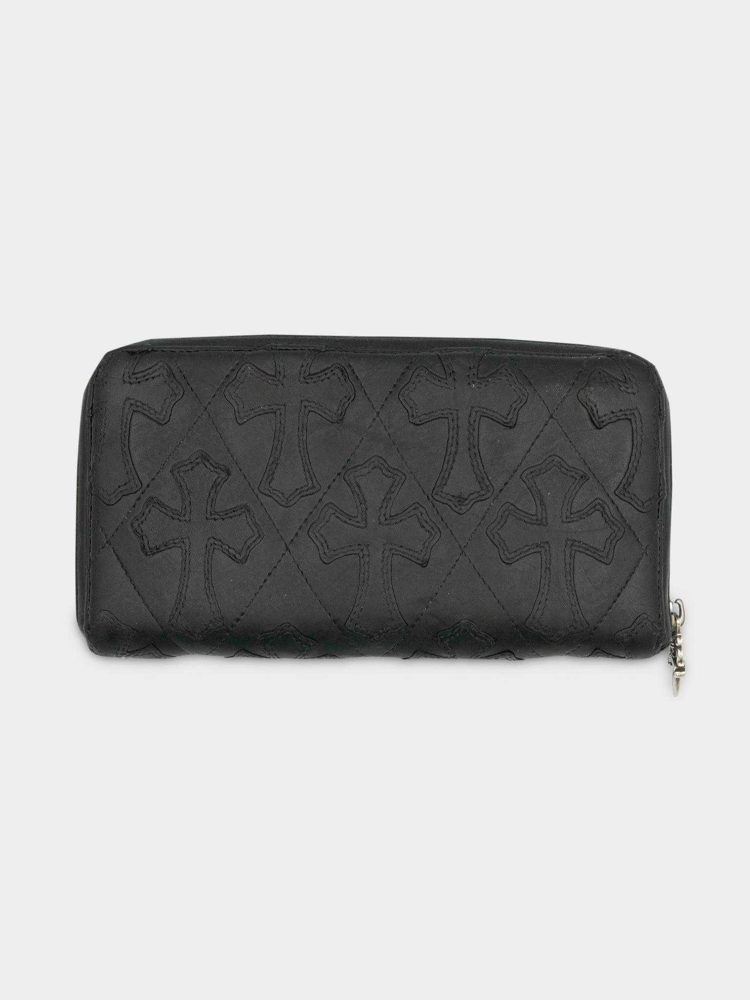 【新品】CHROME HEARTS REC F ZIP QUILTED Chrome Hearts: Patch Quilted Rec F Zip Wallet | Groupie