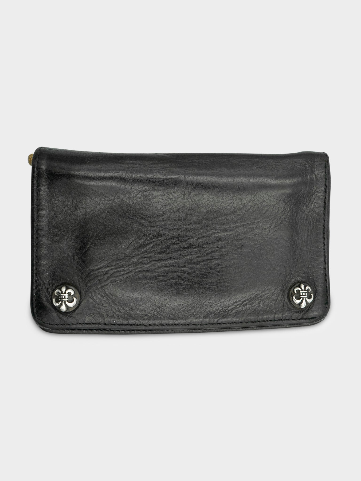 Fleur Snap Wallet Chrome Hearts