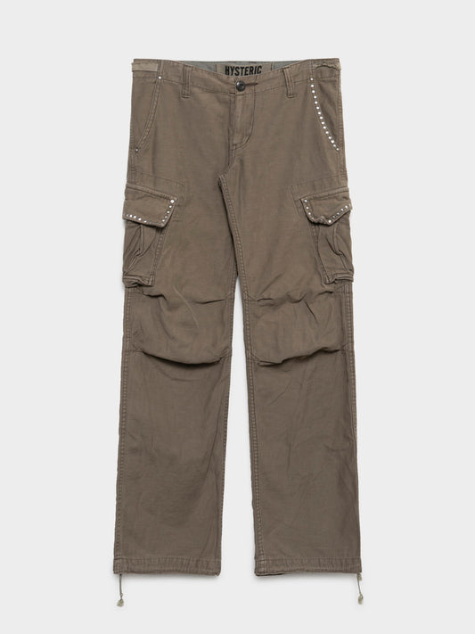 Bejeweled cargo pants