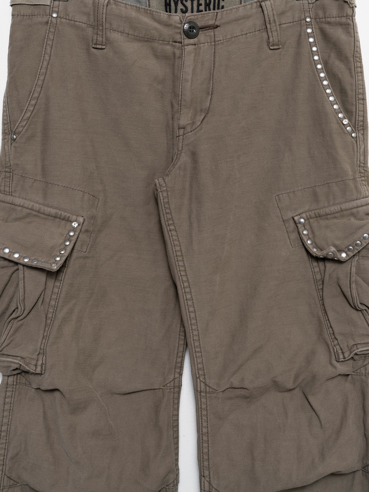 Bejeweled cargo pants