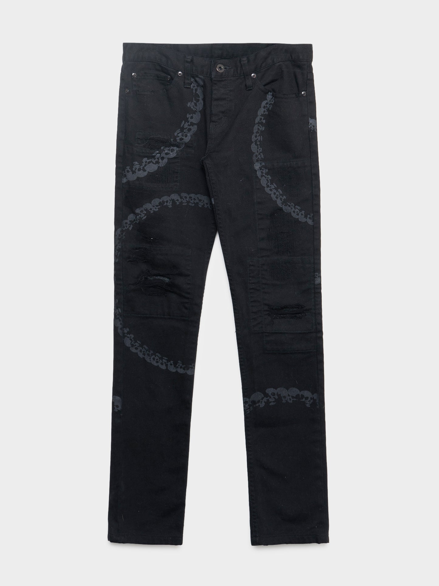 Black Skull Jeans
