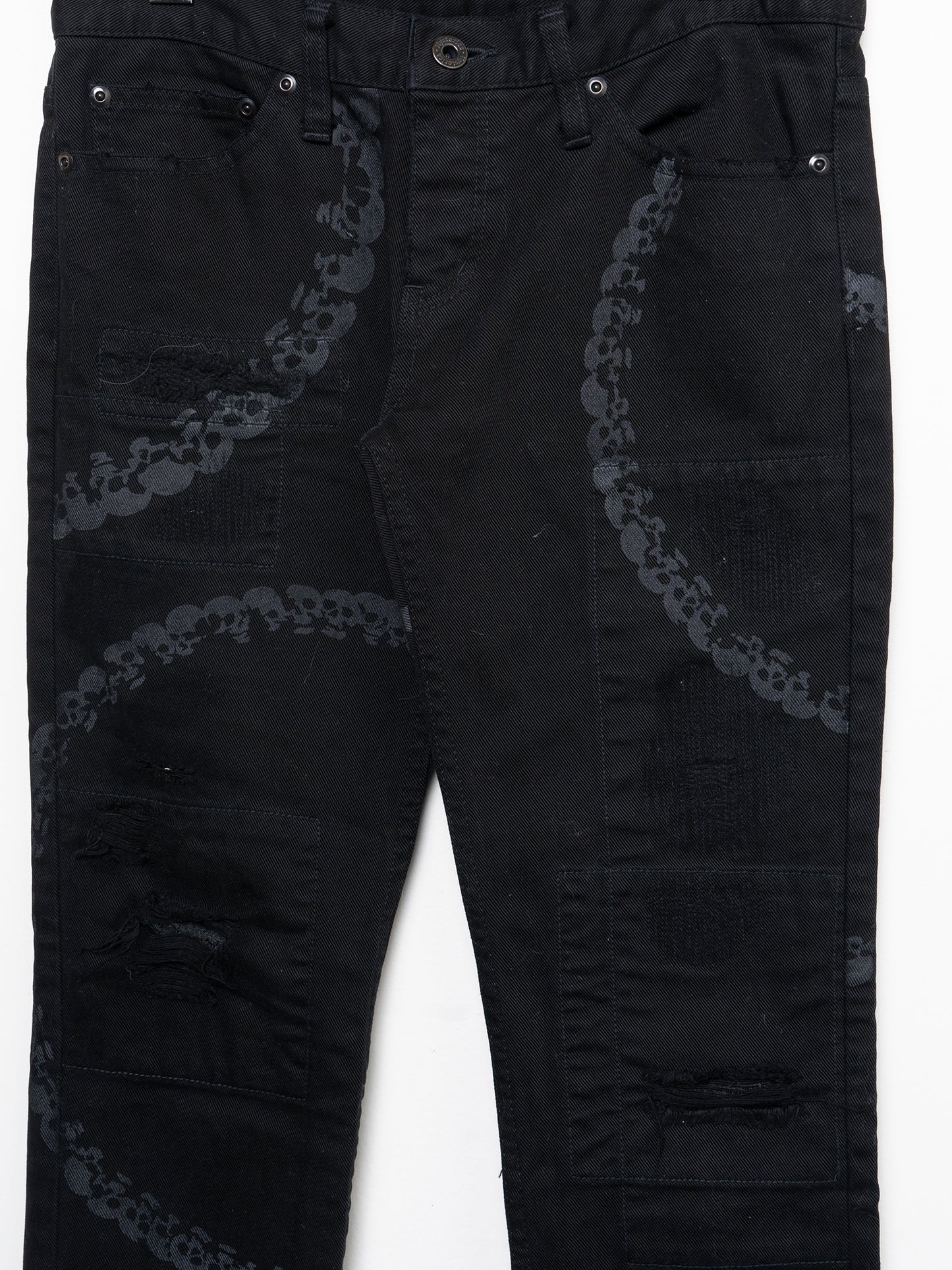 Black Skull Jeans