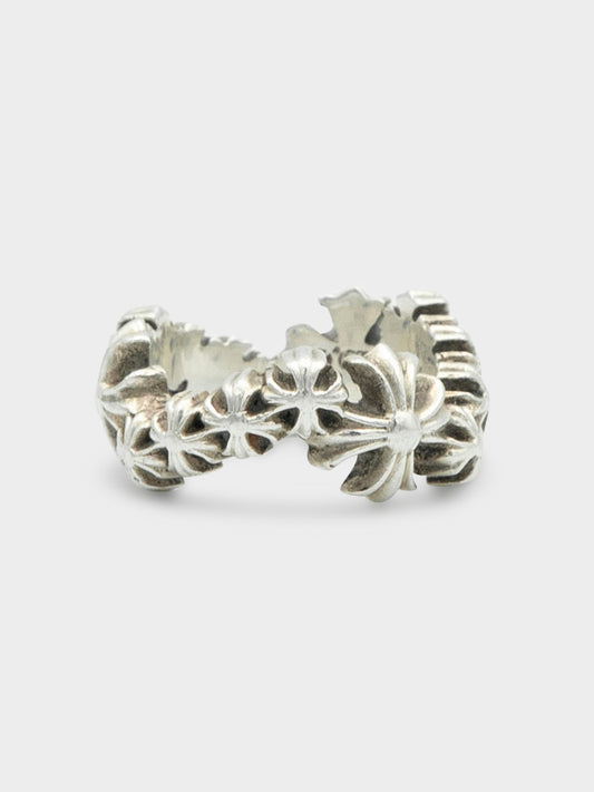 Plus Wave Ring Chrome Hearts